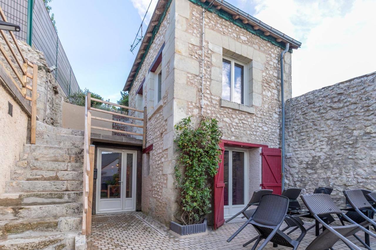 « La Grrr'Authentique » - Maison Troglodyte Unique Amboise Exterior foto